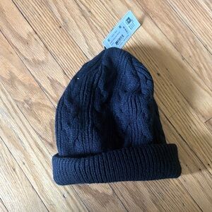 adidas Black Cable Knit Beanie
